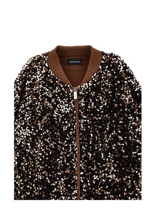Felpa, bambina, a bomber. MONNALISA | 49H800 80840006